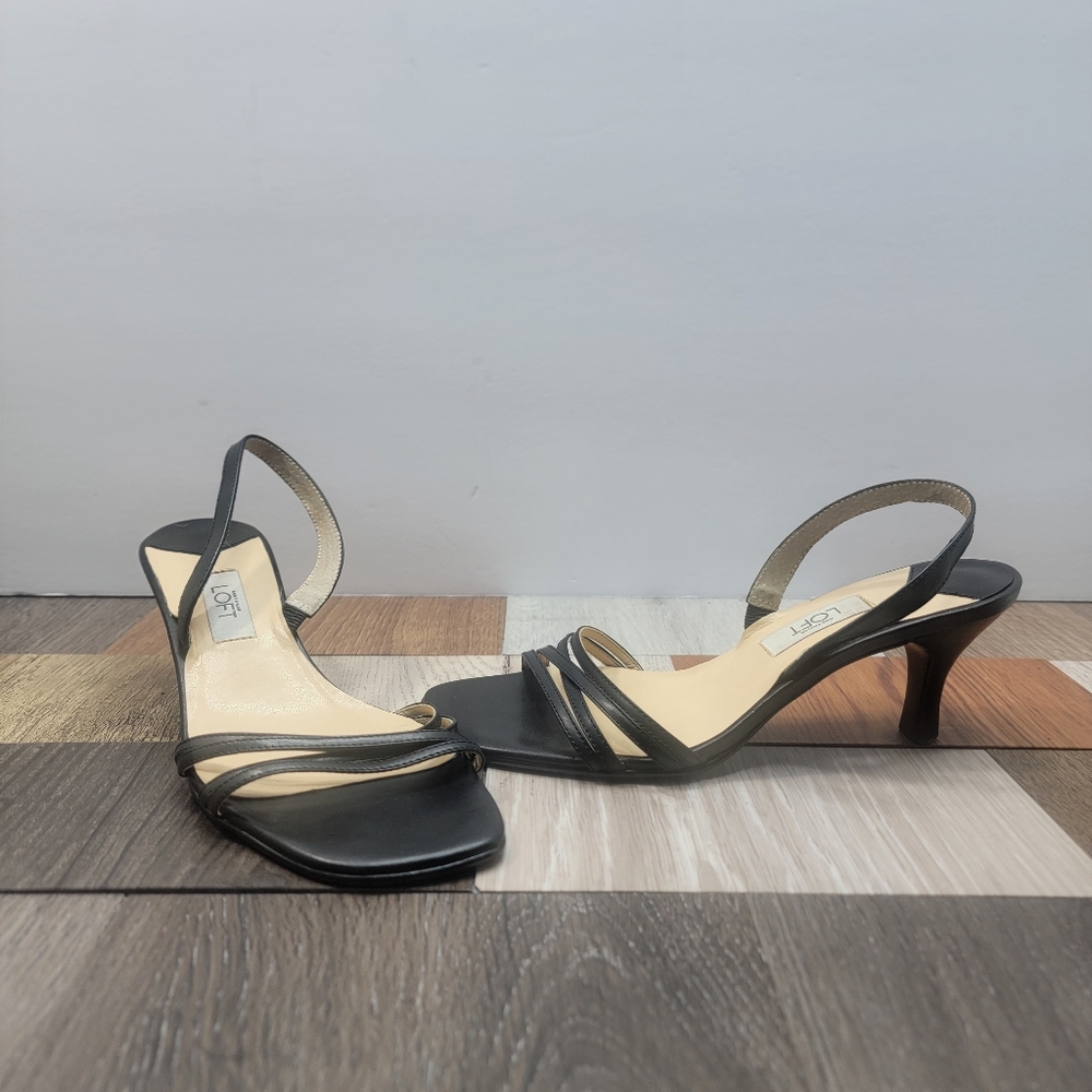 Women's 6M Black Mule Heels
